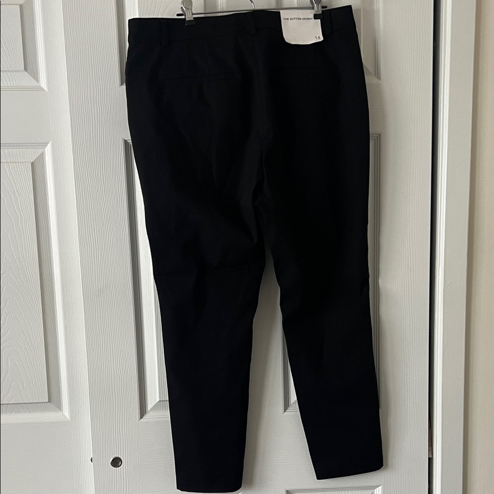 The Sutton Skinny Black Pants - Loft - NWT - size 14 Curvy - Picture 4 of 6